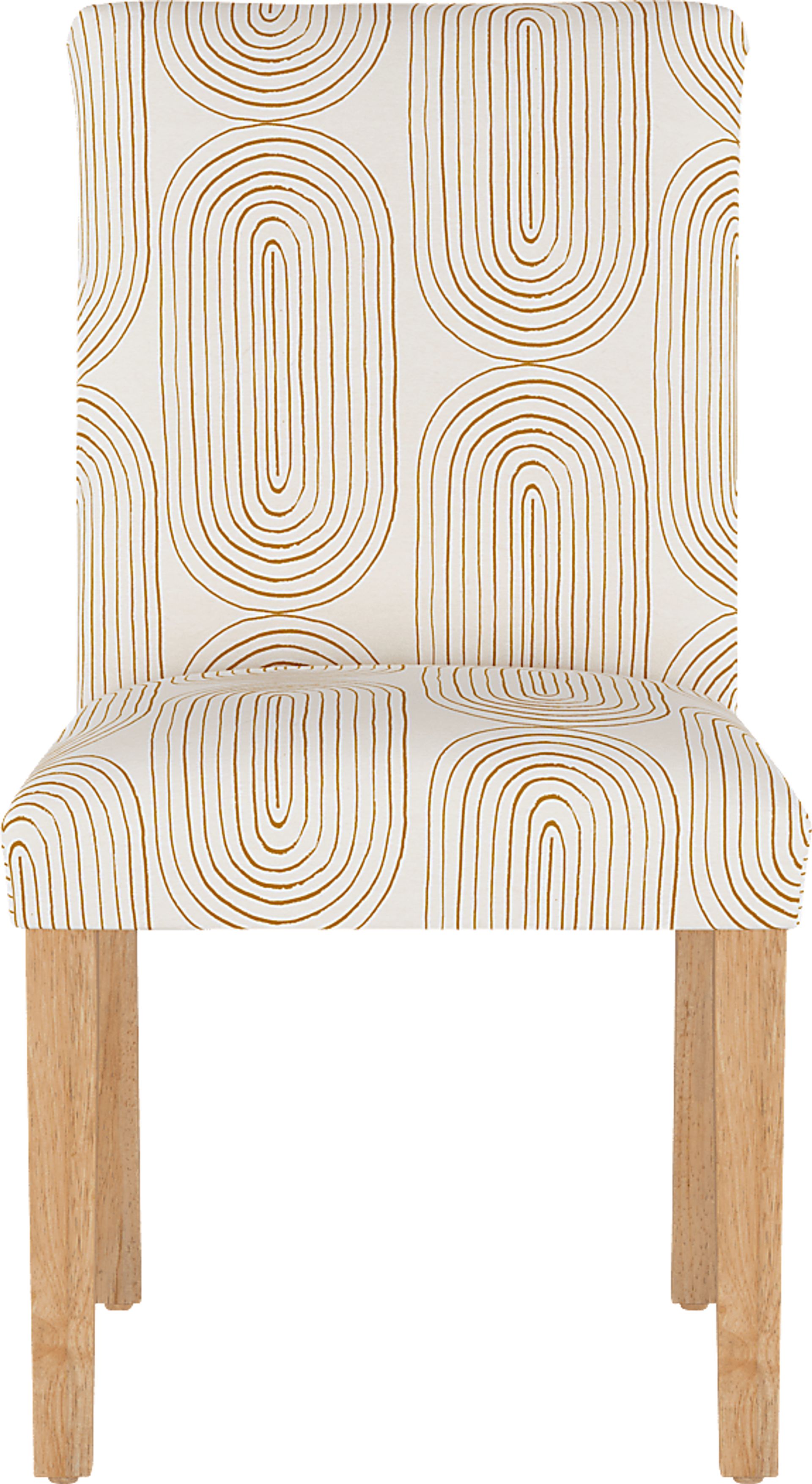 Golden Rust White Side Chair - Image 2