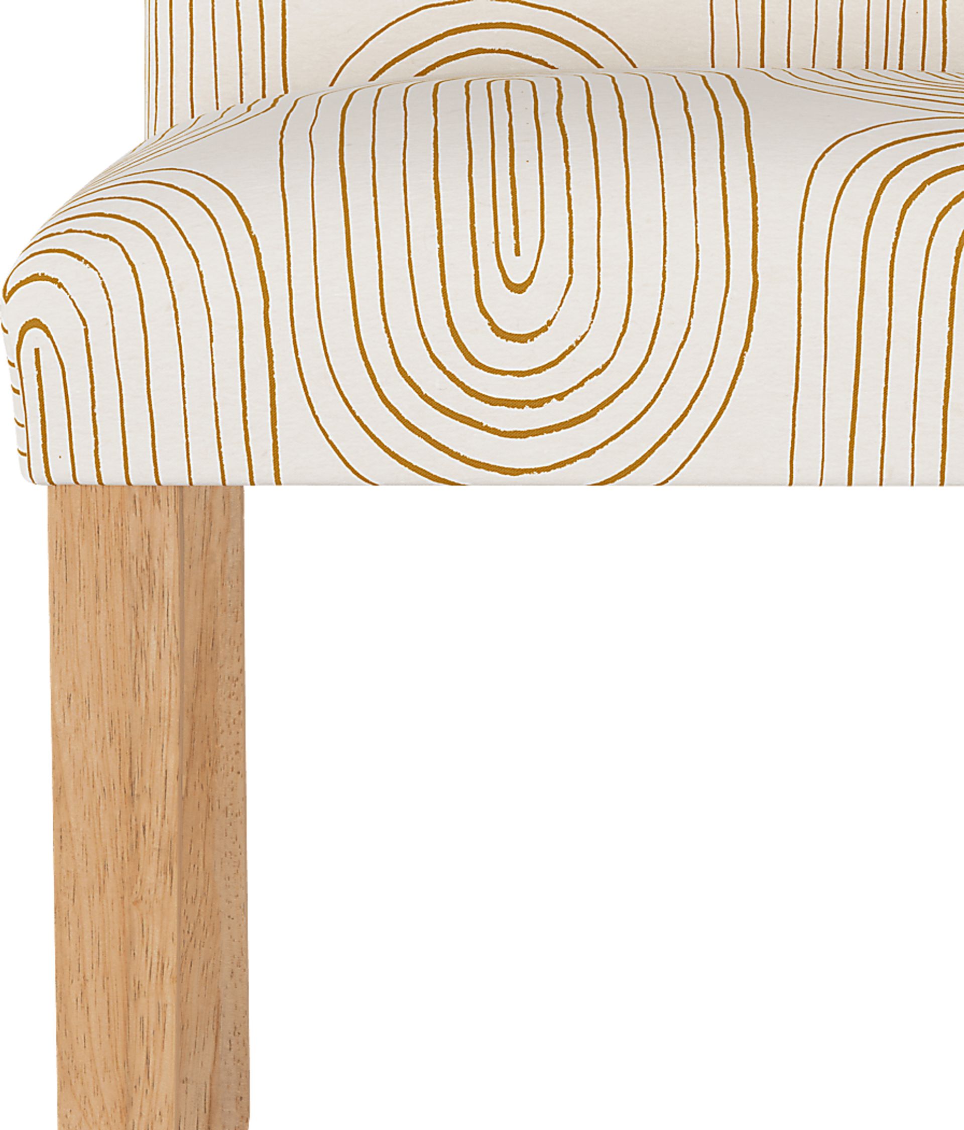 Golden Rust White Side Chair - Image 5