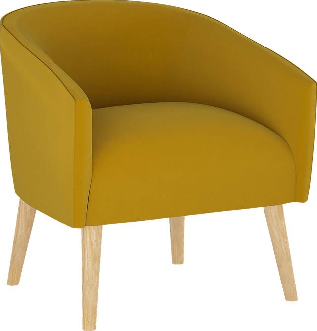 Golden Rust Dijon Accent Chair - Thumbnail - Image 1