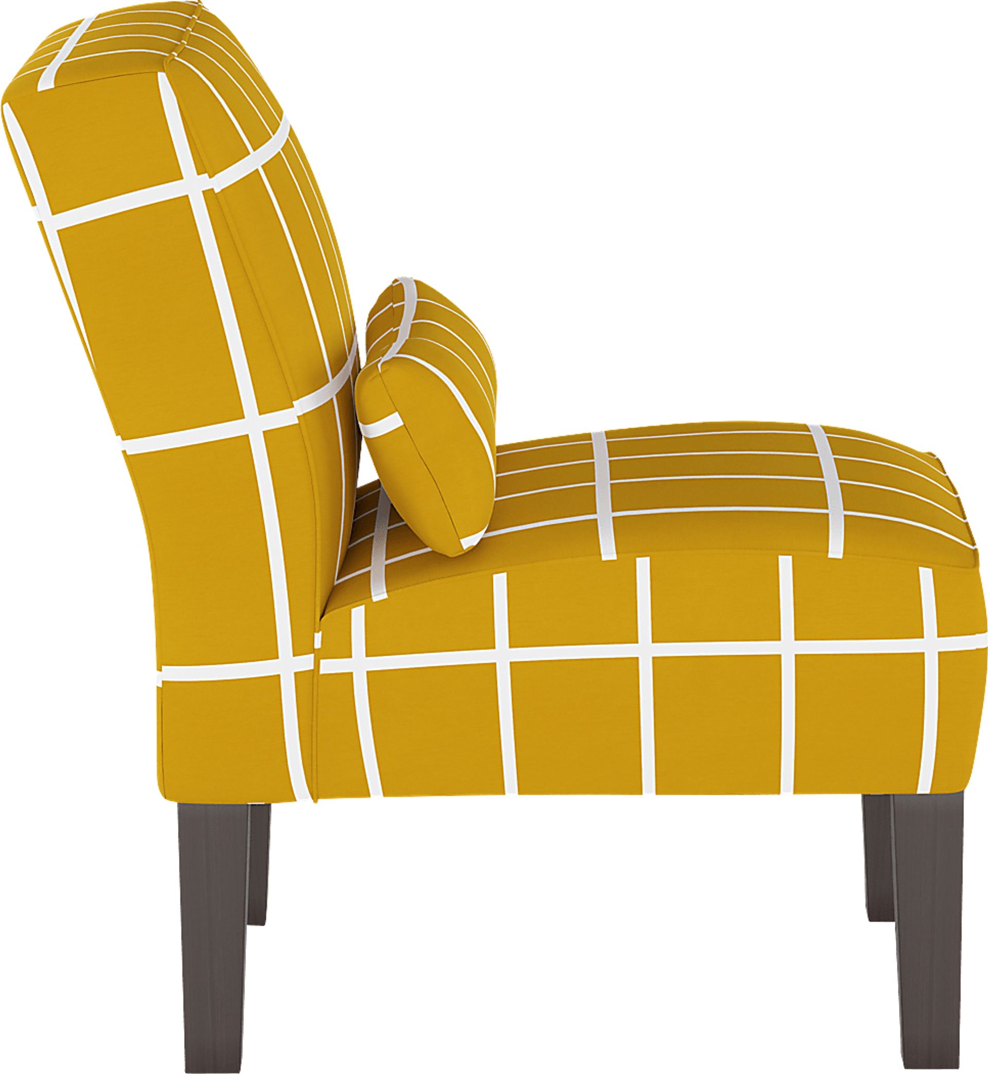 Golden Rust Yellow Accent Chair - Image 3