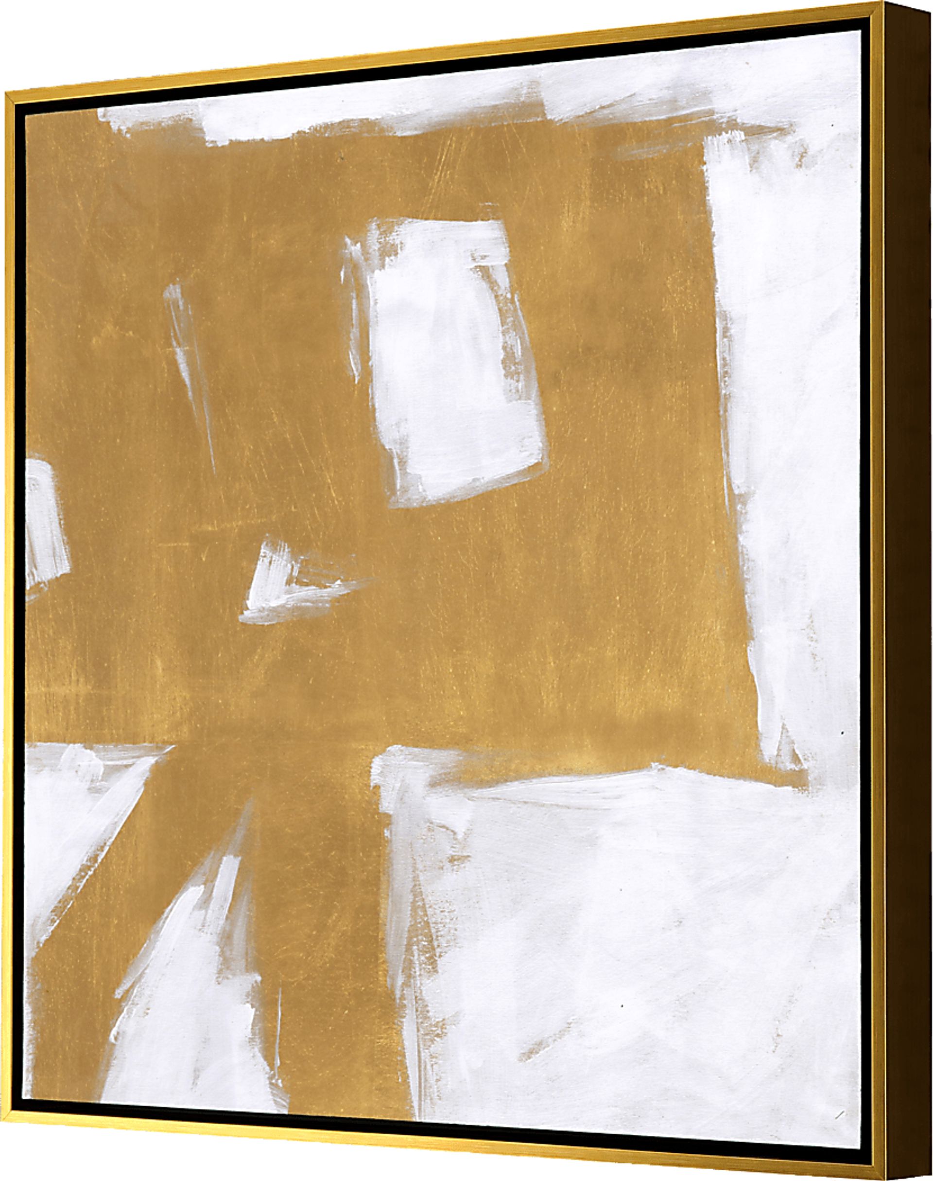 Golden Times I Gold Framed Artwork - Image 3