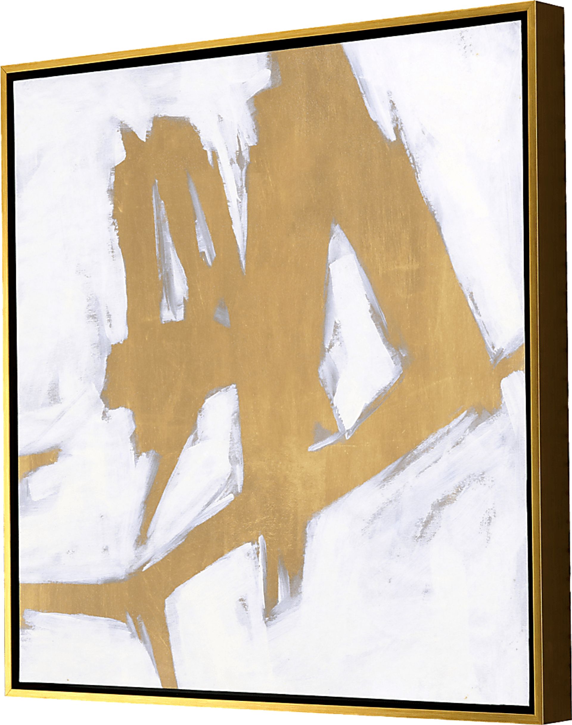 Golden Times II Gold Framed Artwork - Image 3