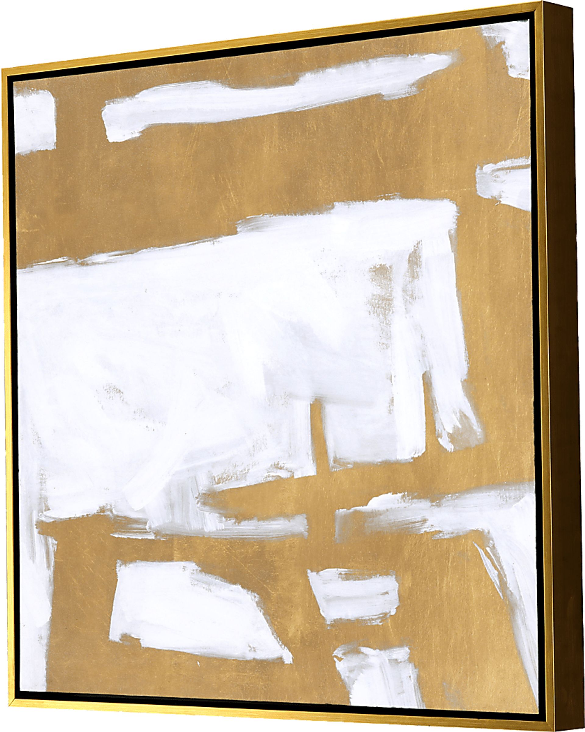 Golden Times III Gold Framed Artwork - Image 3