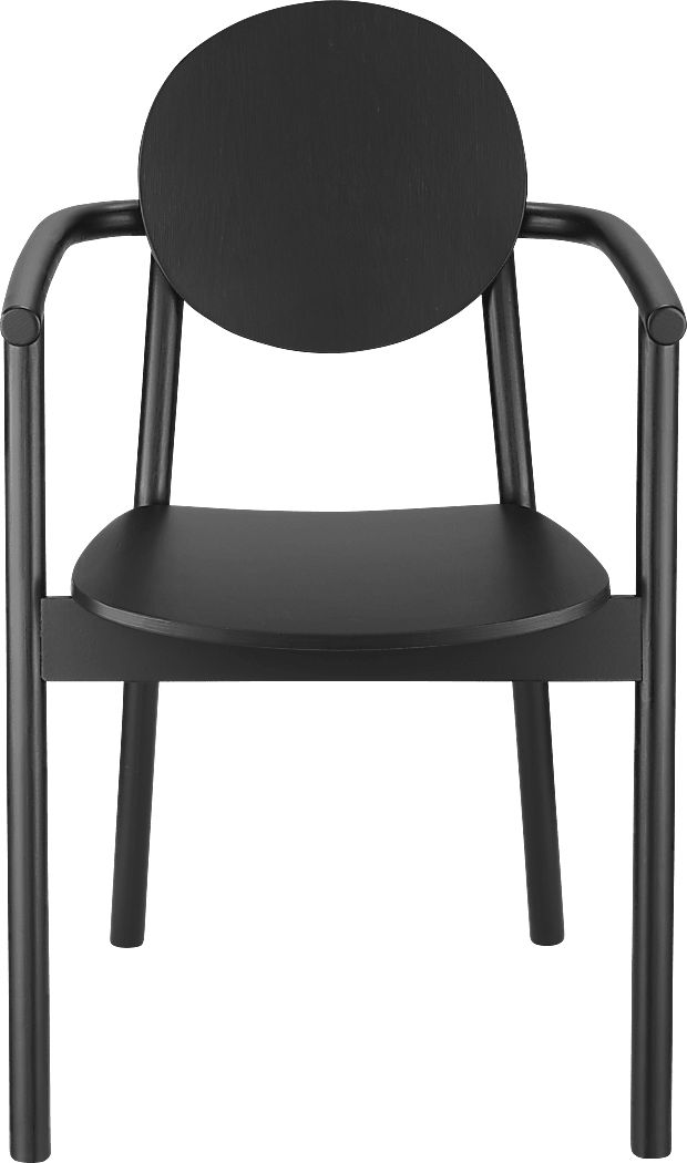Goldenrode Black Arm Chair