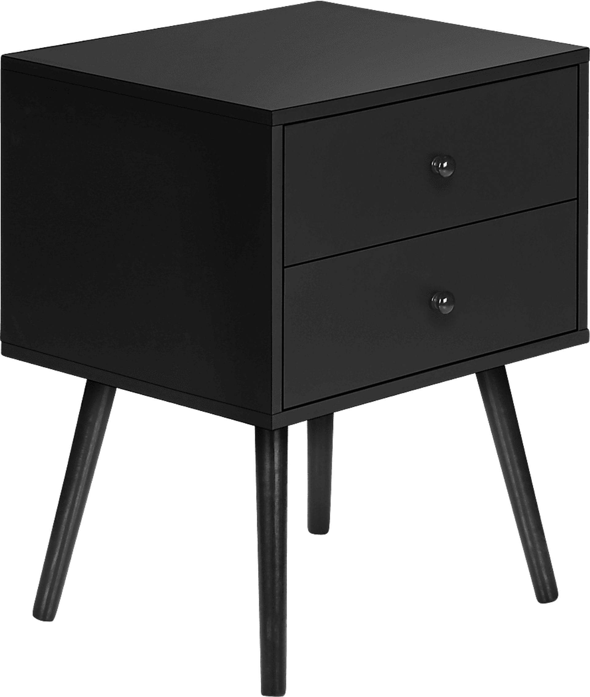 Goldmann Black Nightstand - Image 1