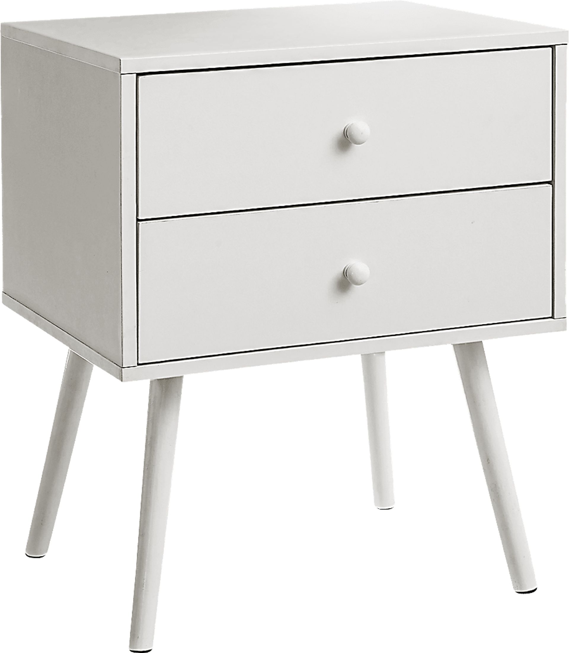 Goldmann White Nightstand - Image 1