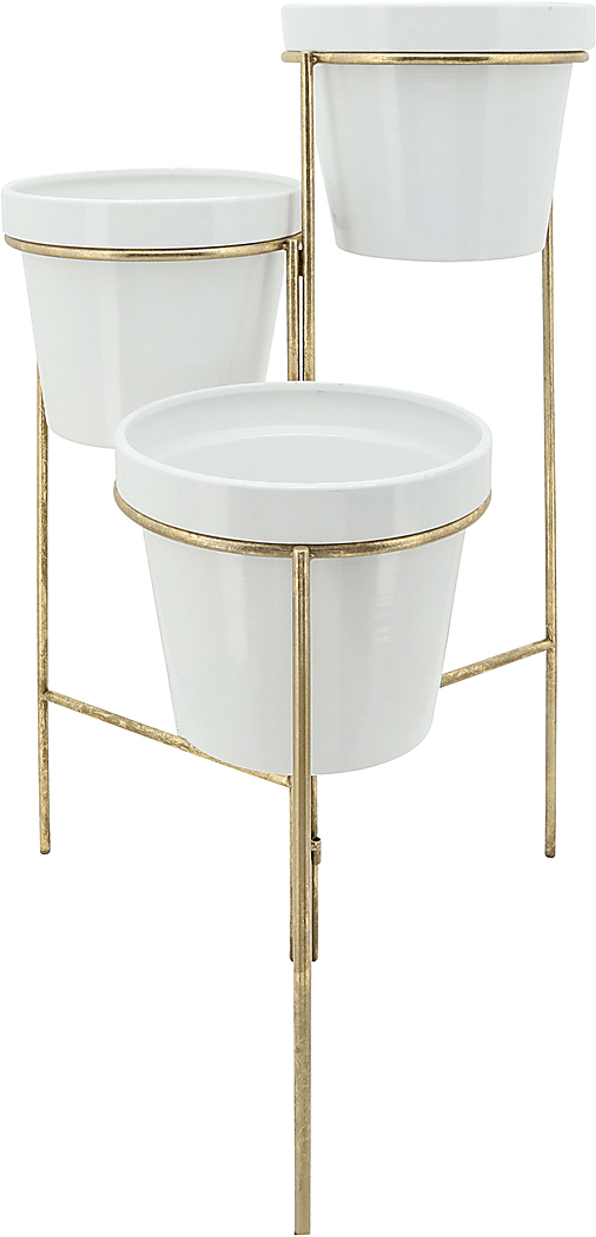 Goldmor White Planter - Image 3