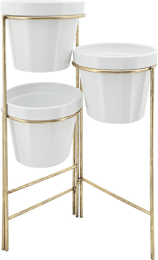 Goldmor White Planter - Thumbnail - Image 4