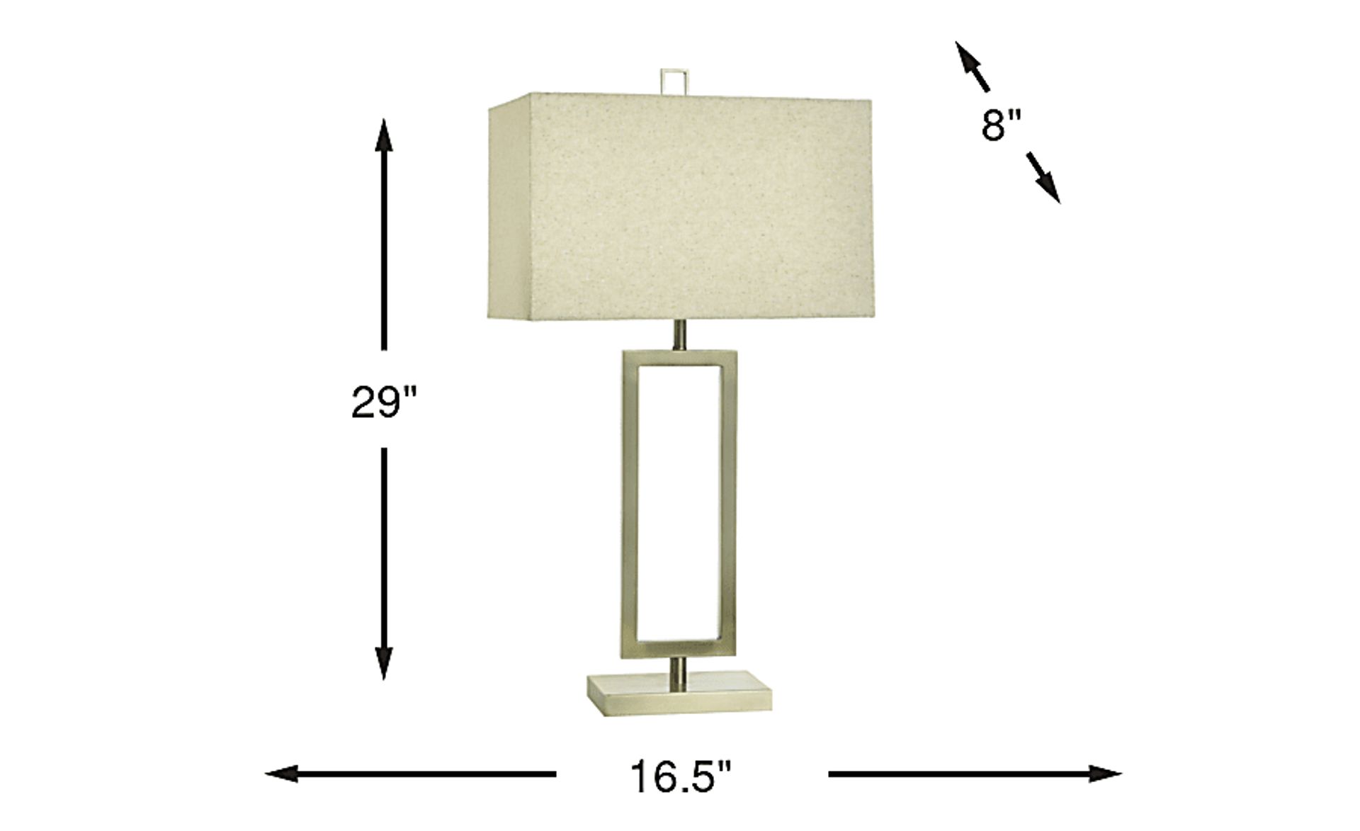 Dimension Image. Please refer to the Dimension Tab on this page for dimension details.