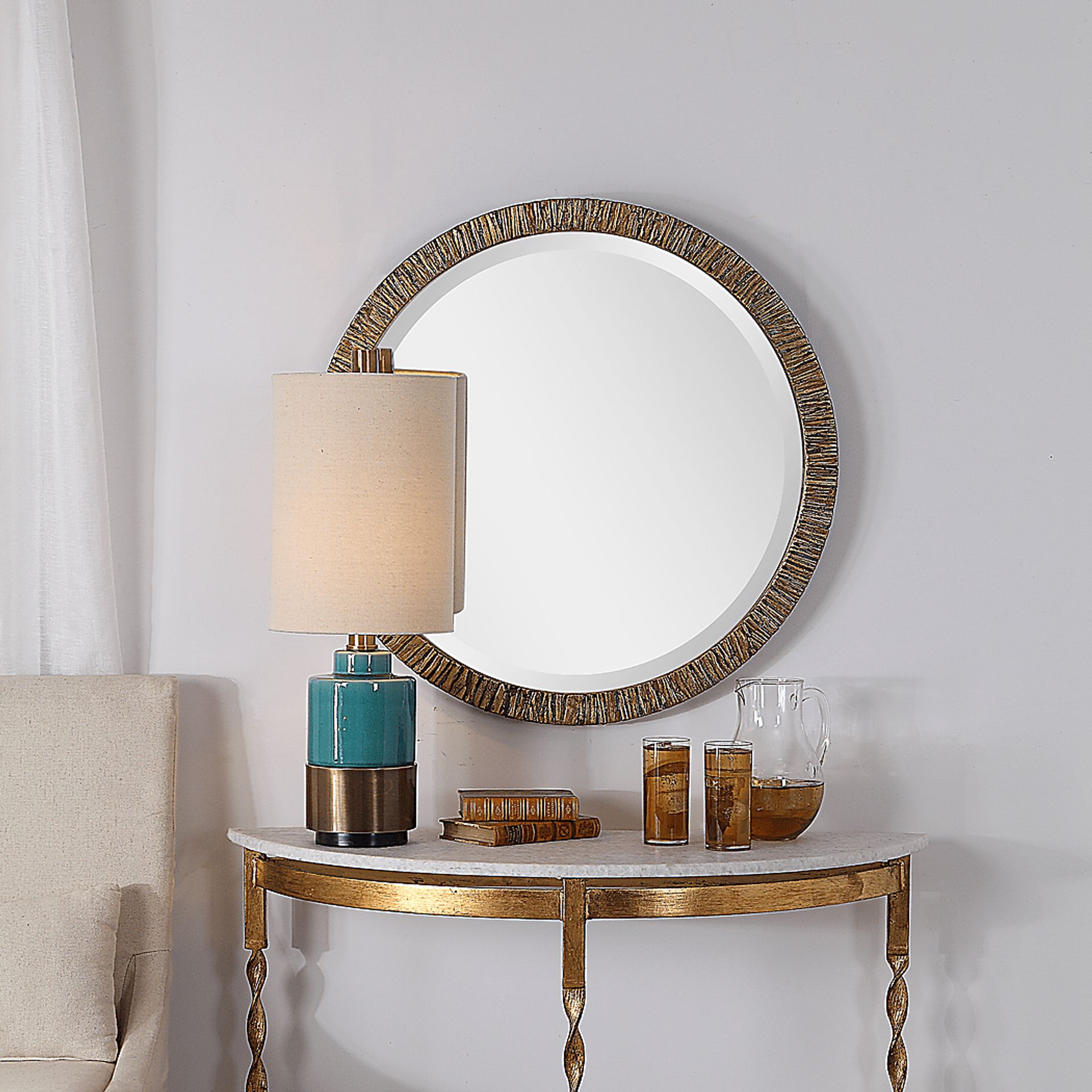 Golfside Gold Mirror - Image 2
