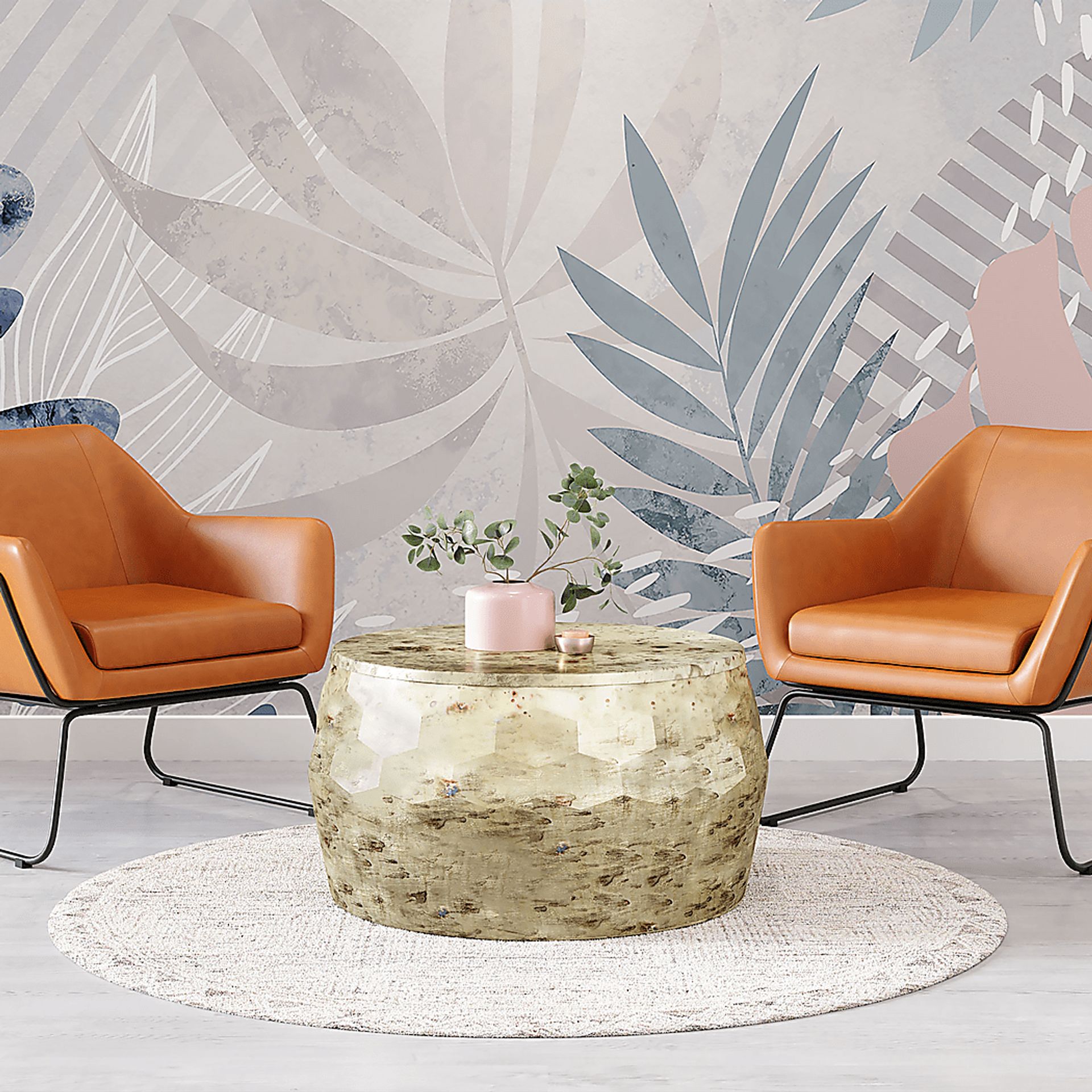Golovin Silver Cocktail Table - Image 2