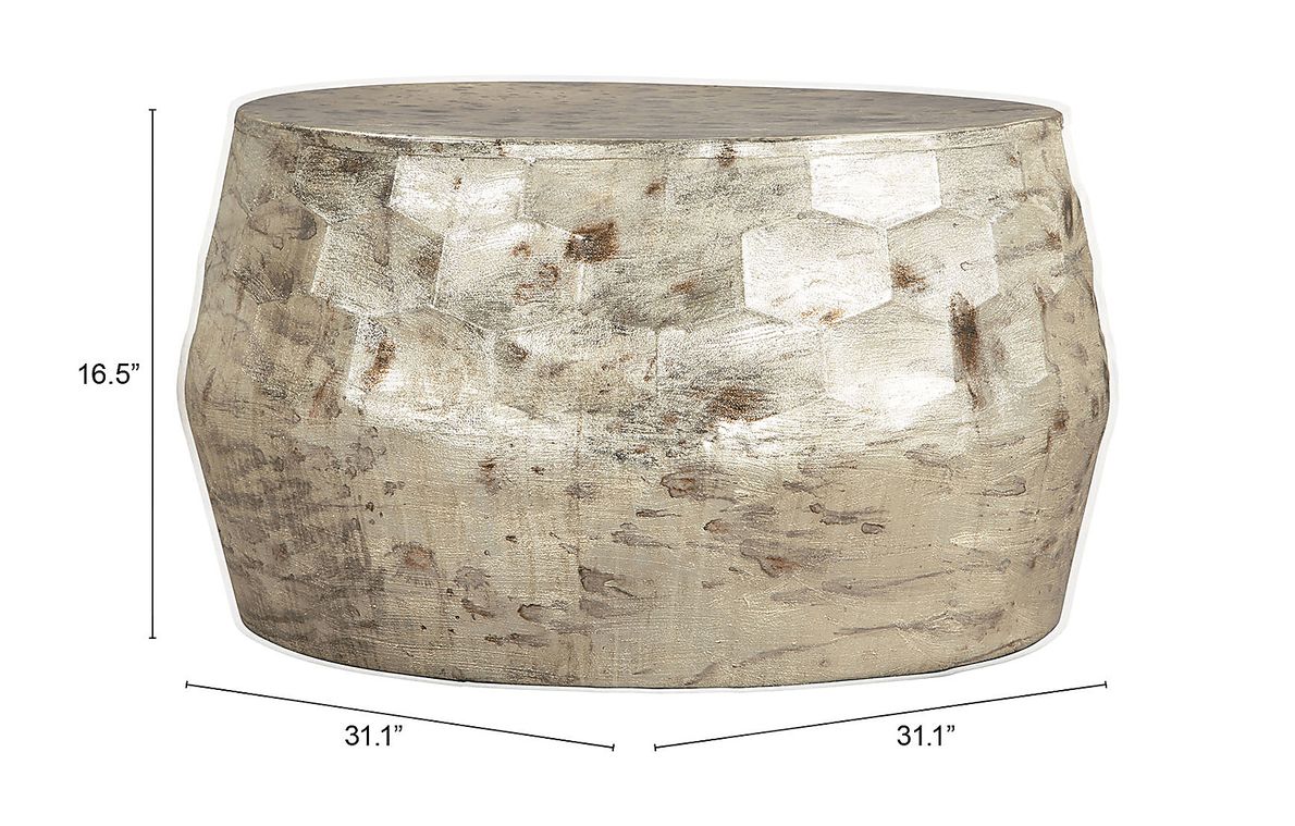 Golovin Silver Cocktail Table