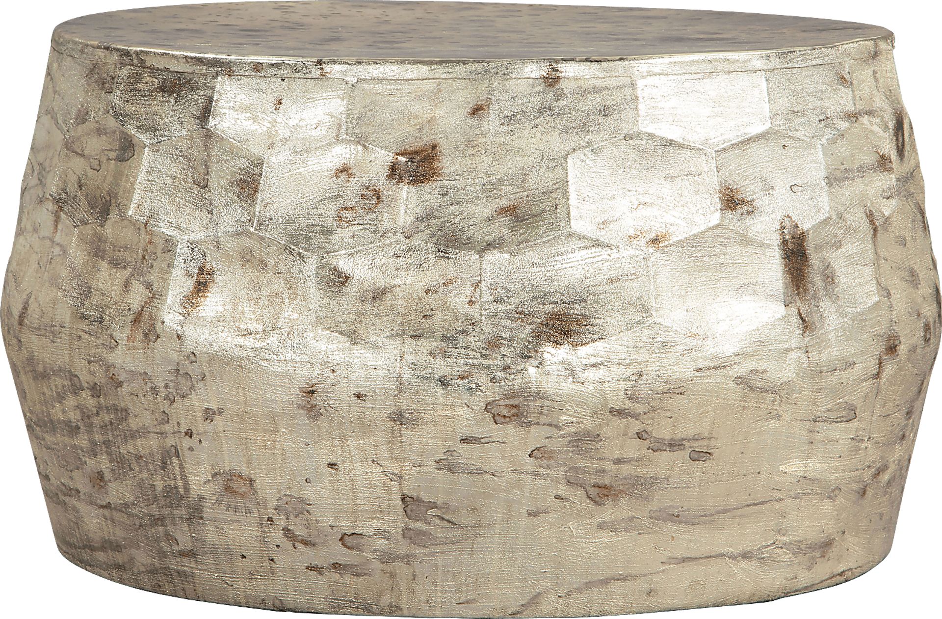 Golovin Silver Cocktail Table - Image 1