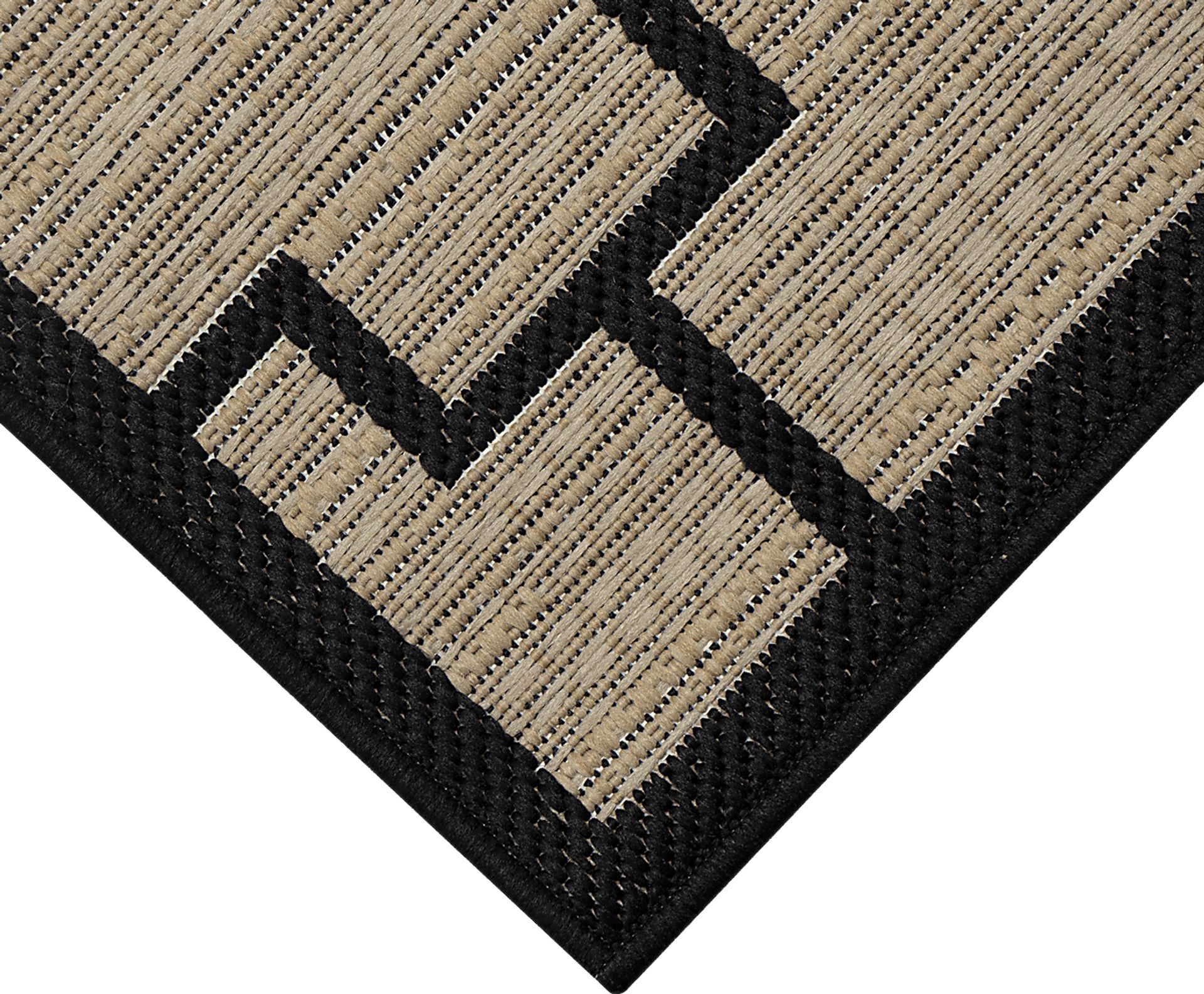 Golton Natural 7'10 x 9'10 Indoor/Outdoor Rug - Image 5