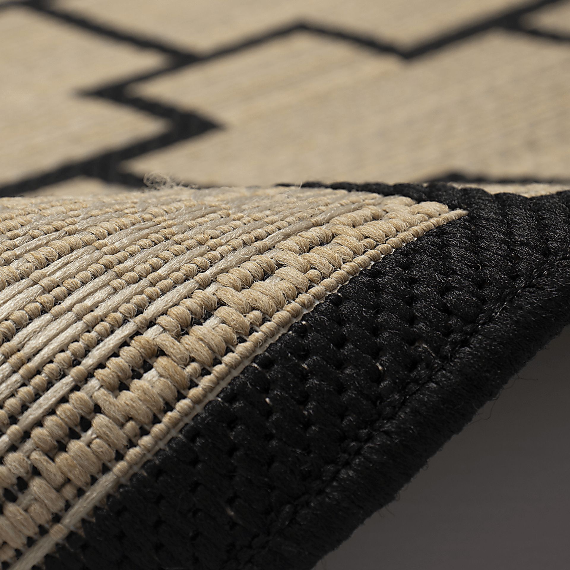 Golton Natural 7'10 x 9'10 Indoor/Outdoor Rug - Image 7