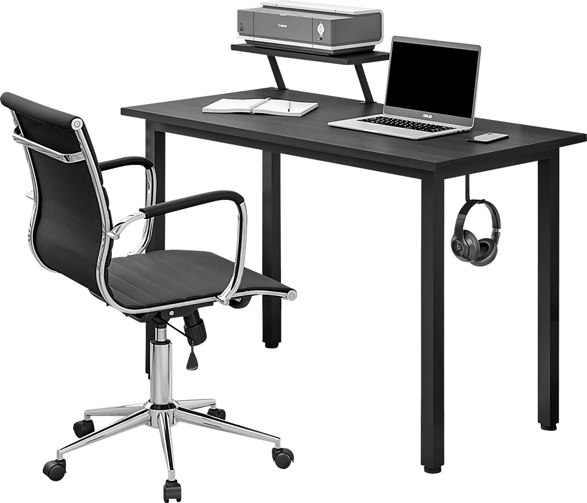 Golwani Black Writing Desk - Image 1