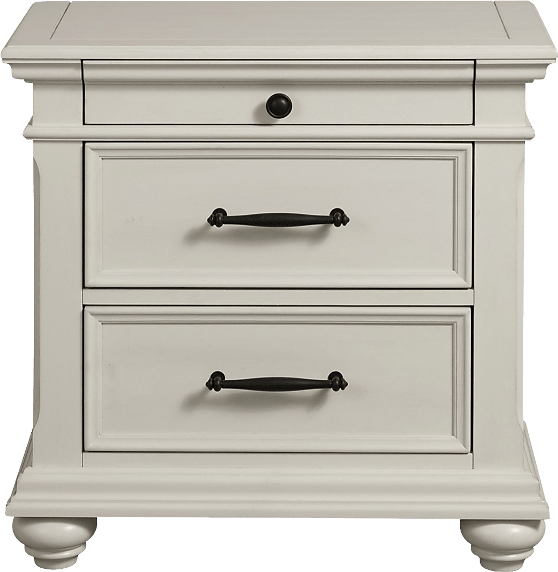 Goodpasture White Nightstand with USB - Image 10