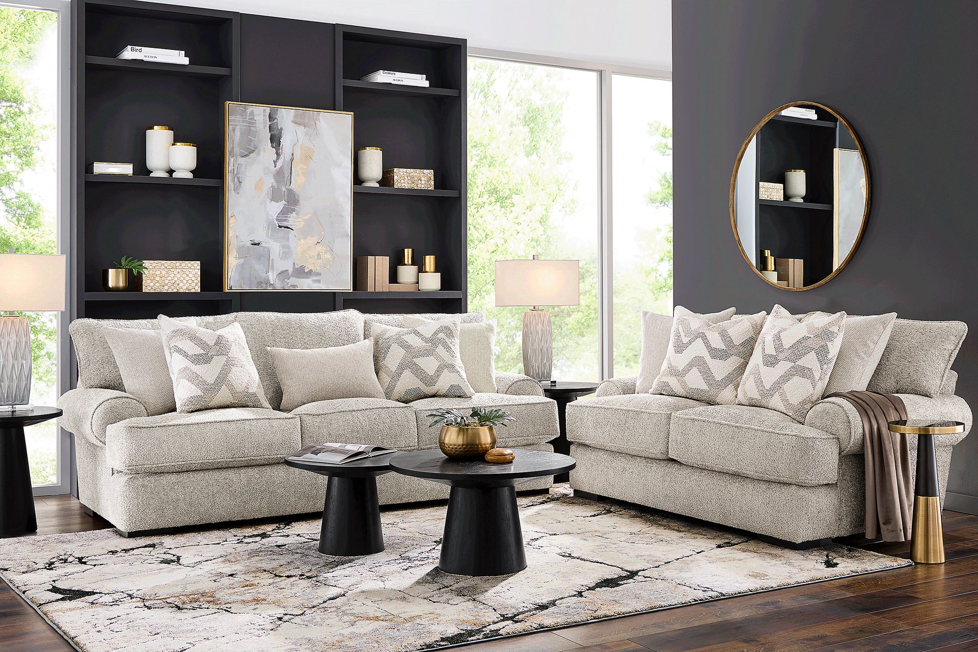 Goodwin Gray 6 Pc Living Room - Image 1