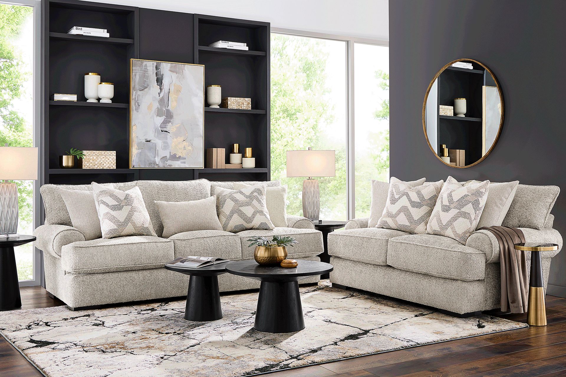 Goodwin Gray 9 Pc Living Room - Image 1