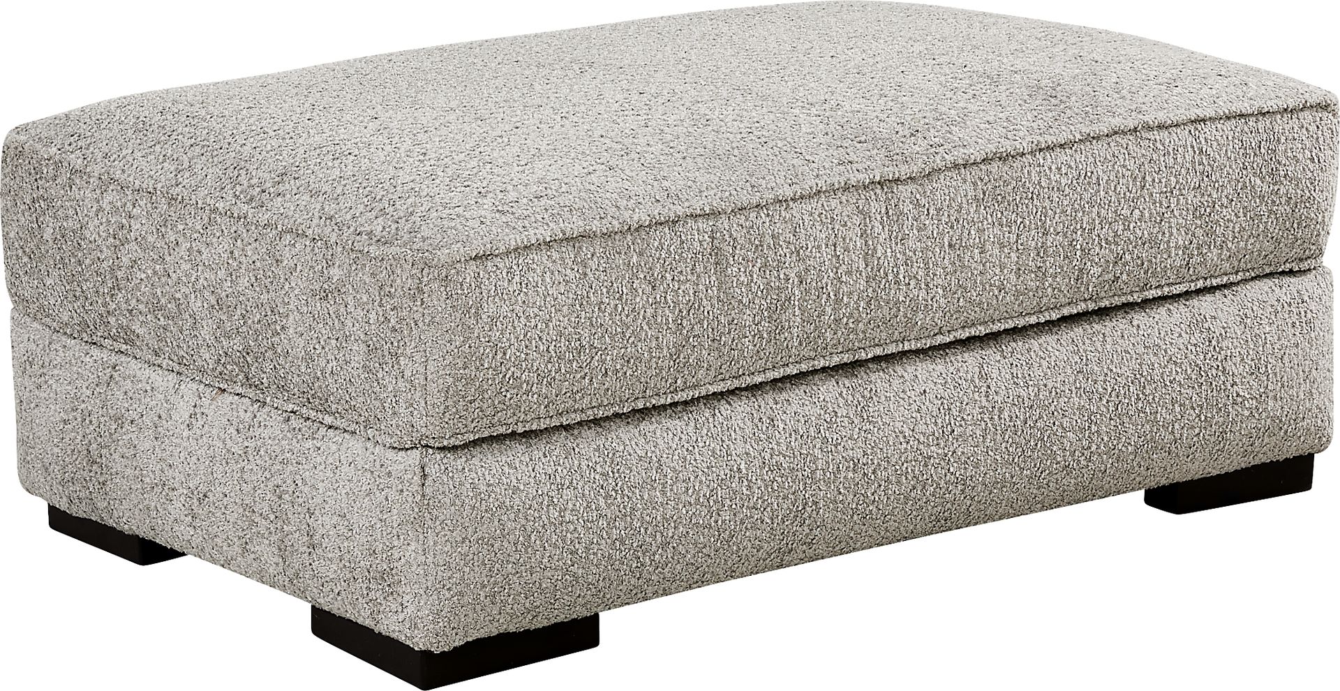 Goodwin Gray Ottoman - Image 1