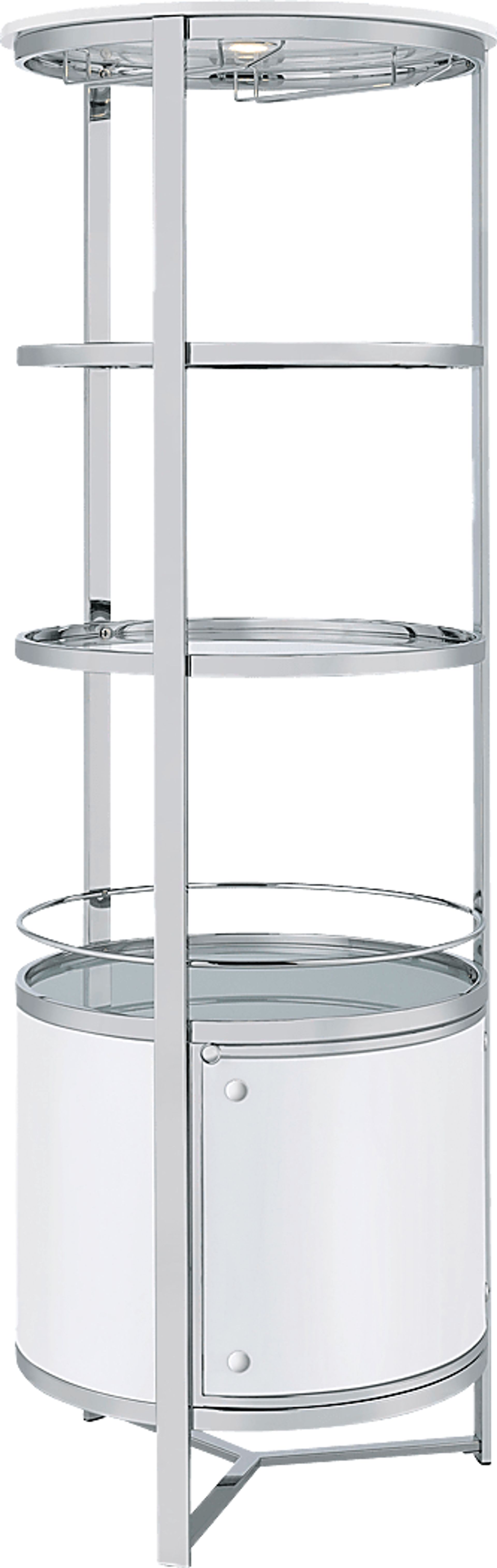 Gosdan White Bar Cart - Image 4