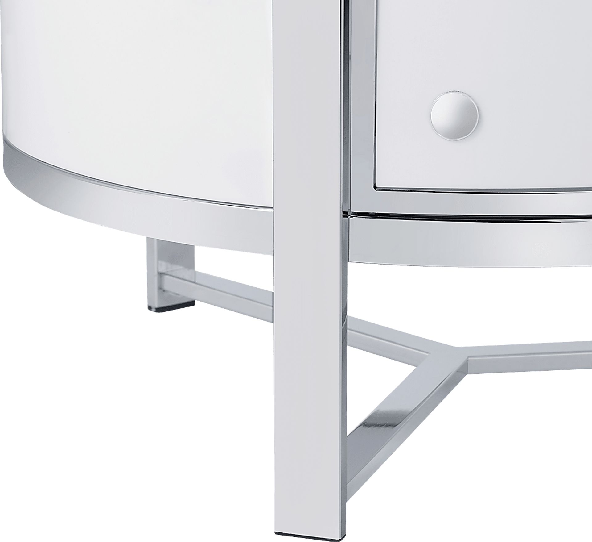 Gosdan White Bar Cart - Image 7