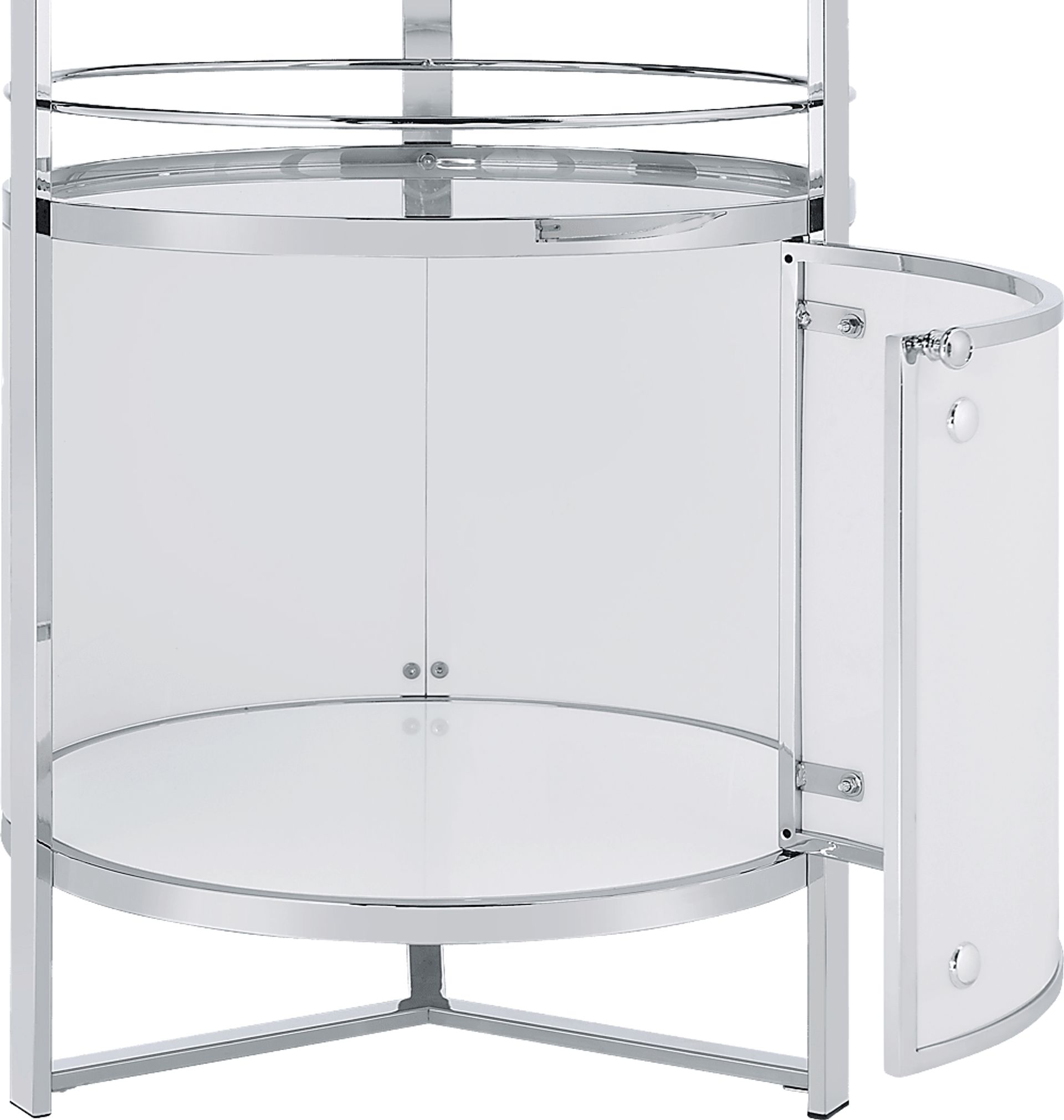 Gosdan White Bar Cart - Image 8