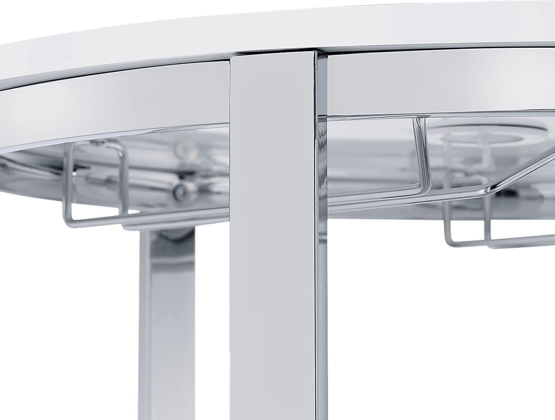 Gosdan White Bar Cart - Image 9