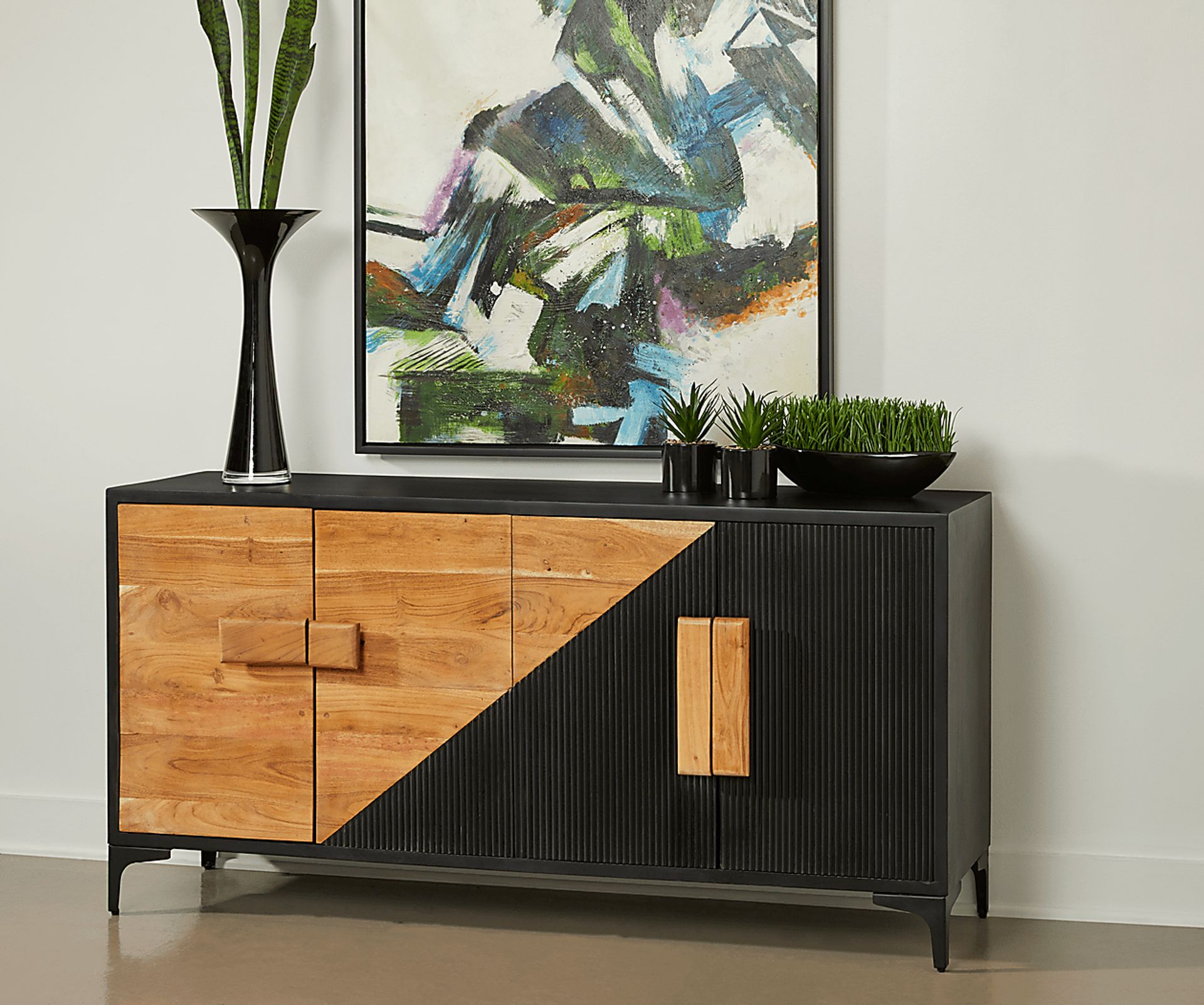 Gossamer Black Credenza - Image 2
