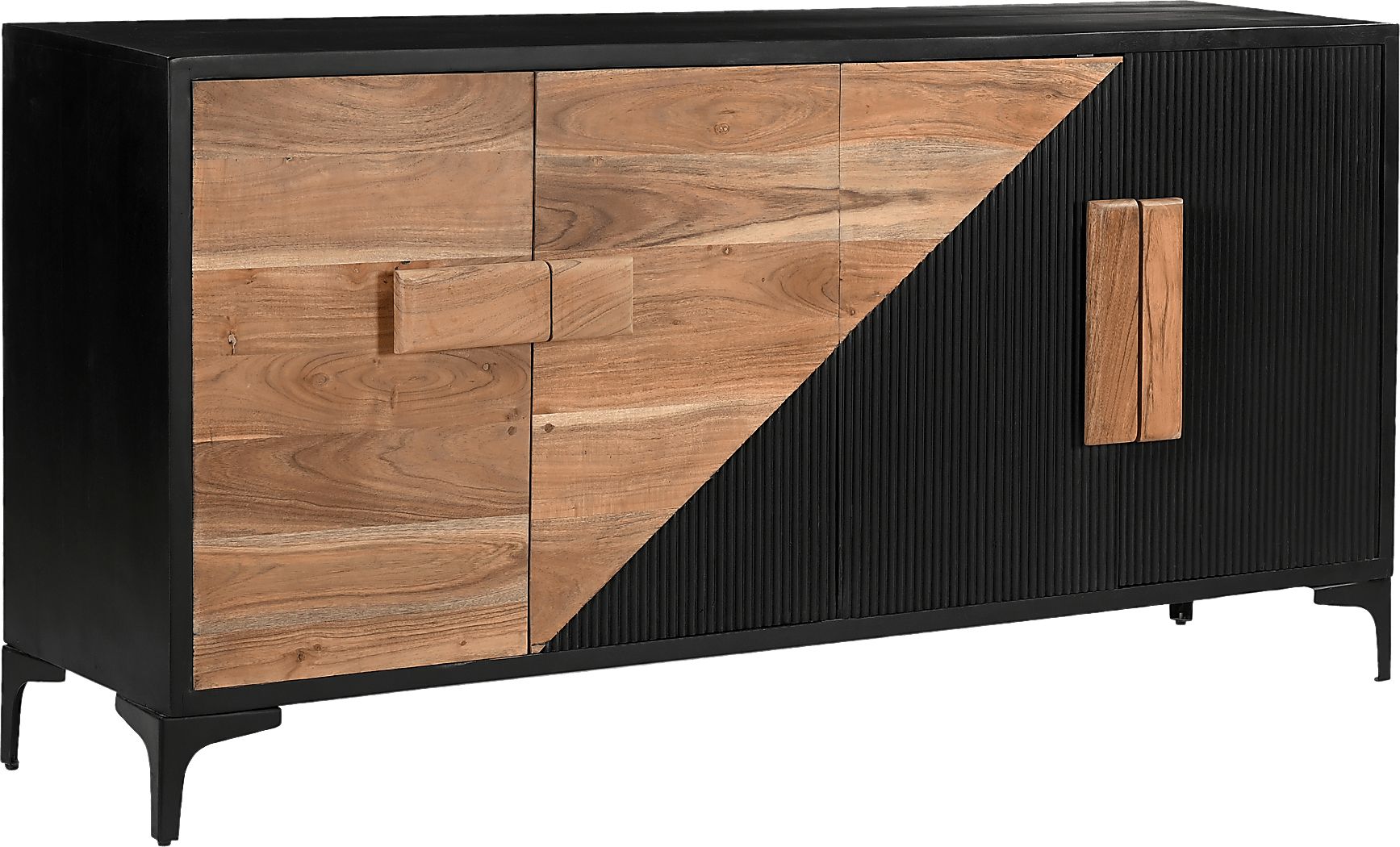 Gossamer Black Credenza
