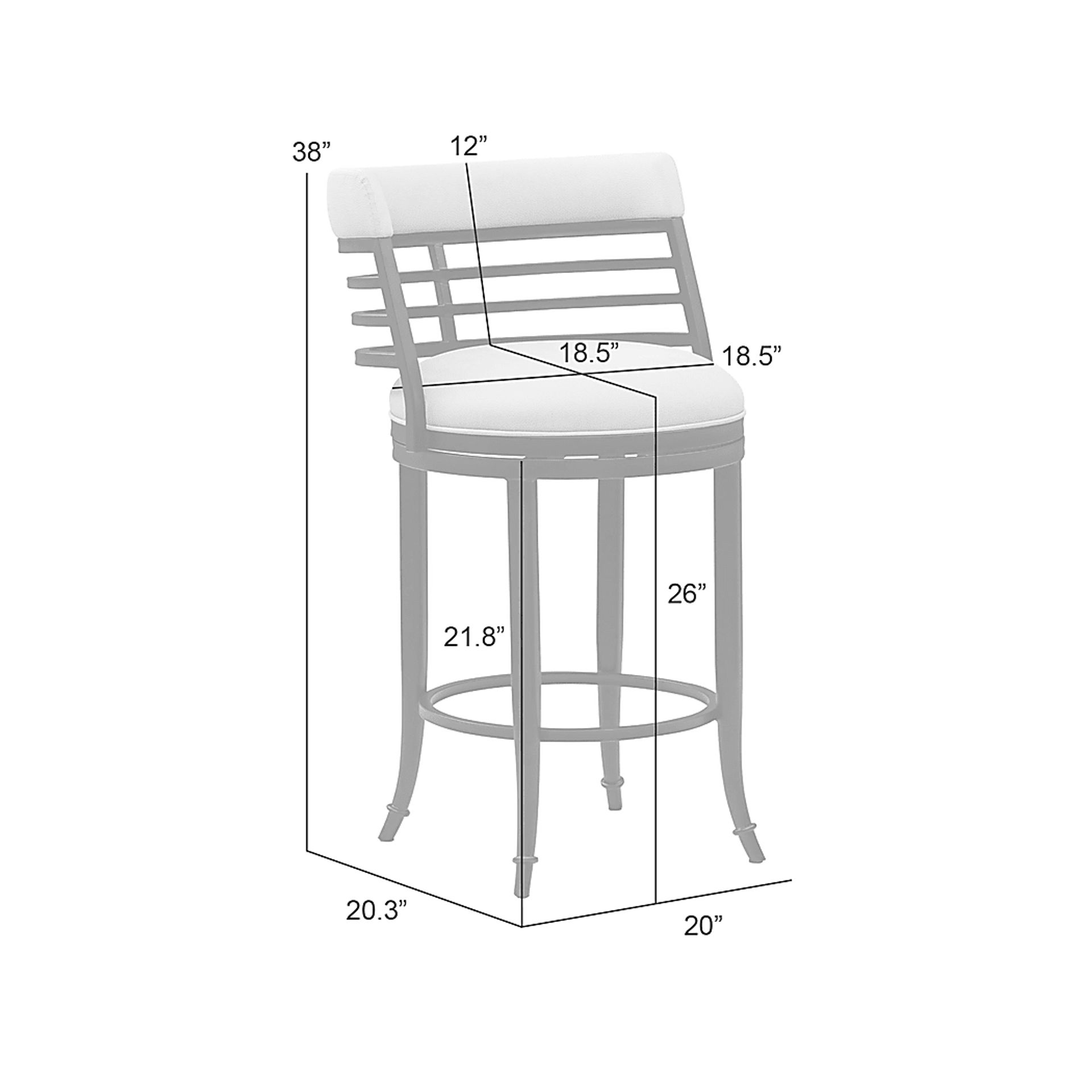 Gossi Brown Counter Height Stool - Image 5