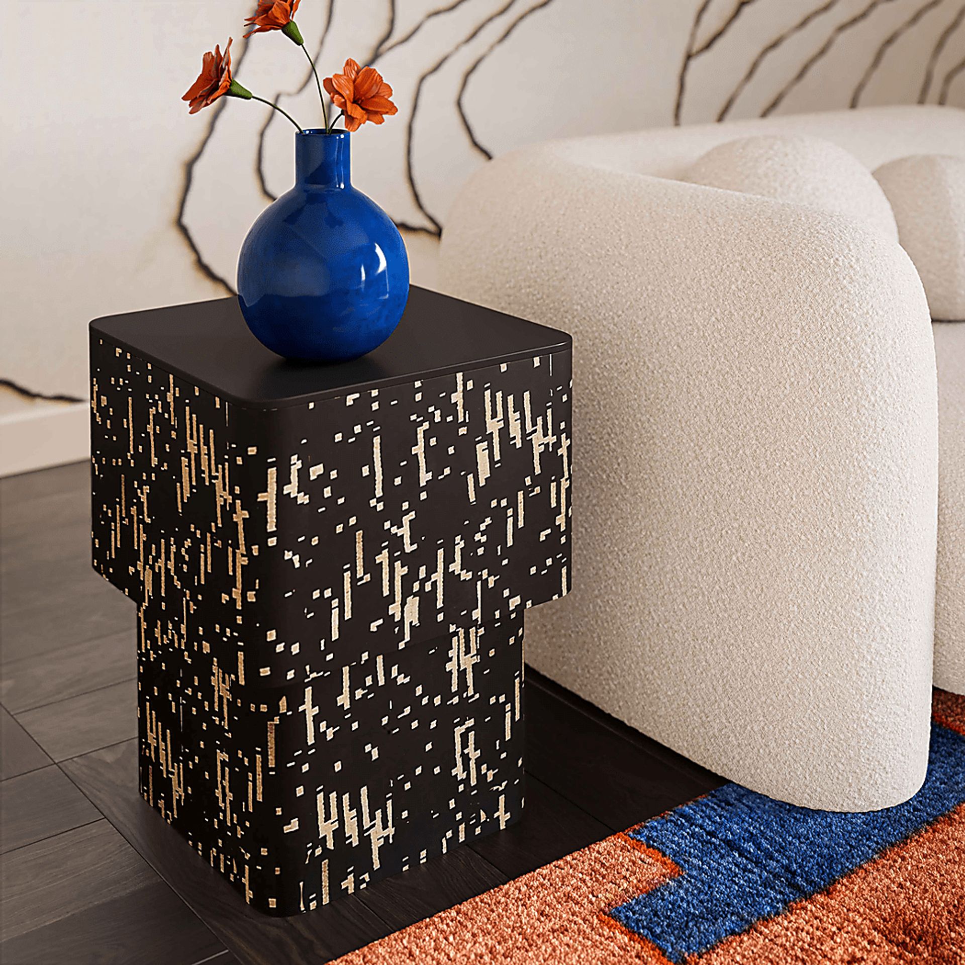Goularte Black End Table - Image 2