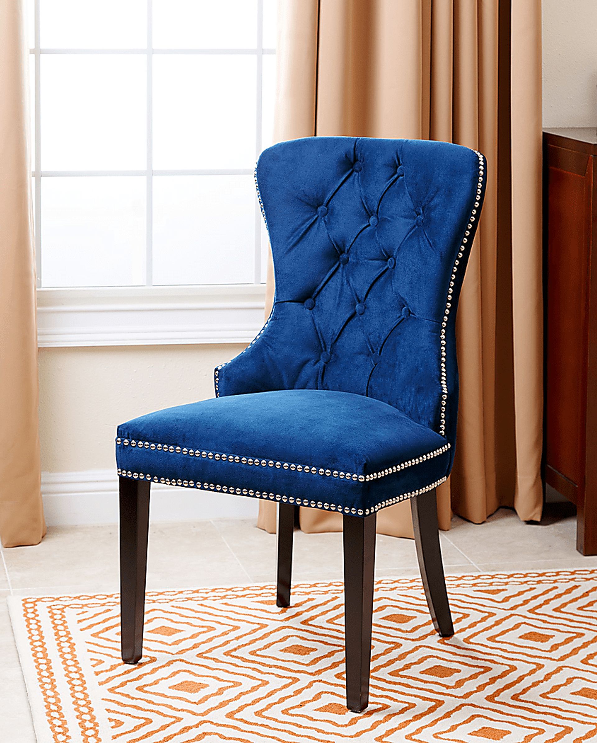 Goulburn Blue Side Chair - Image 2