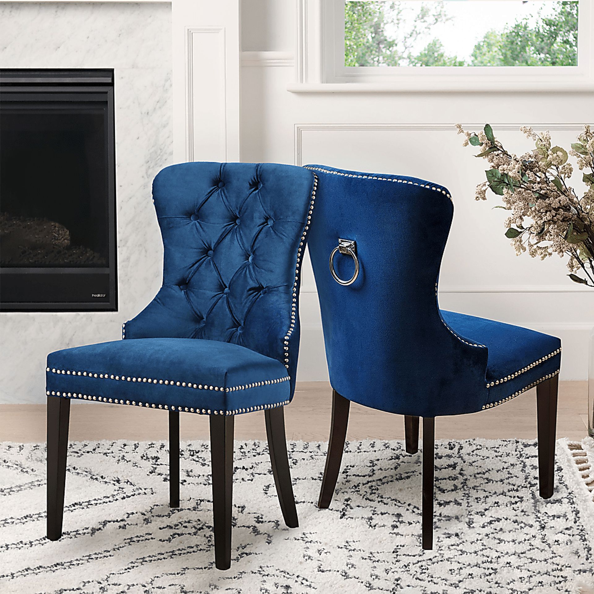 Goulburn Blue Side Chair - Image 9