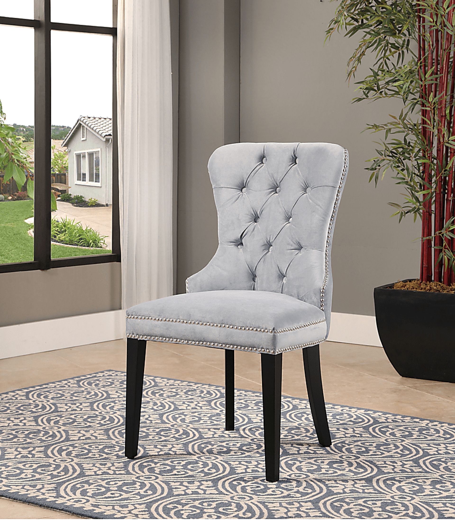 Goulburn Blue Side Chair - Image 2
