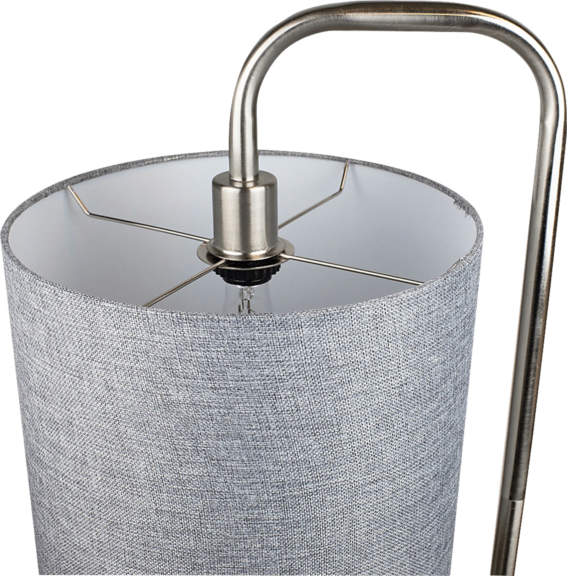 Goulds Point Silver Floor Lamp - Image 2