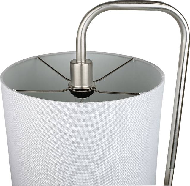 Goulds Point White Floor Lamp - Thumbnail - Image 2