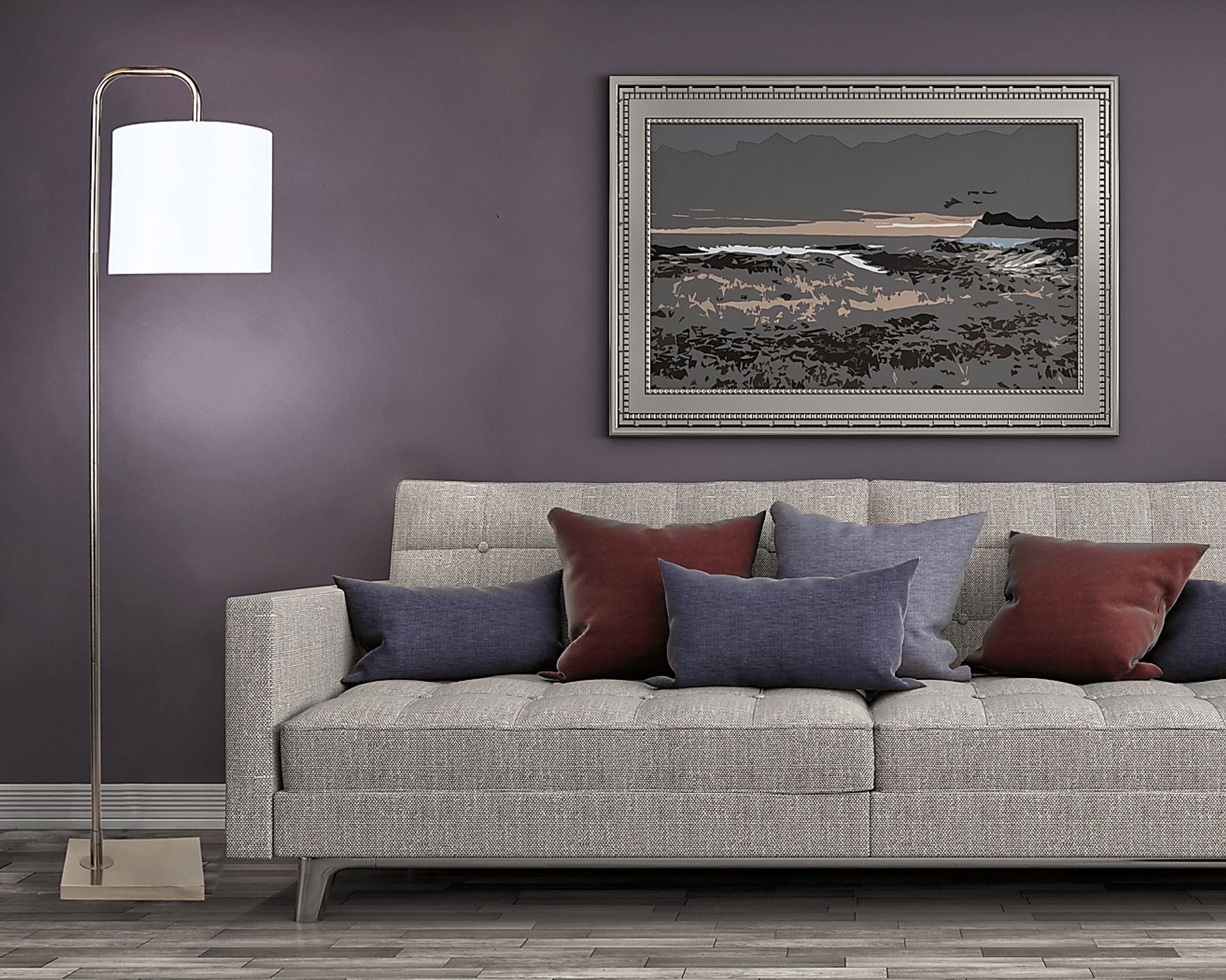 Goulds Point White Floor Lamp - Image 4