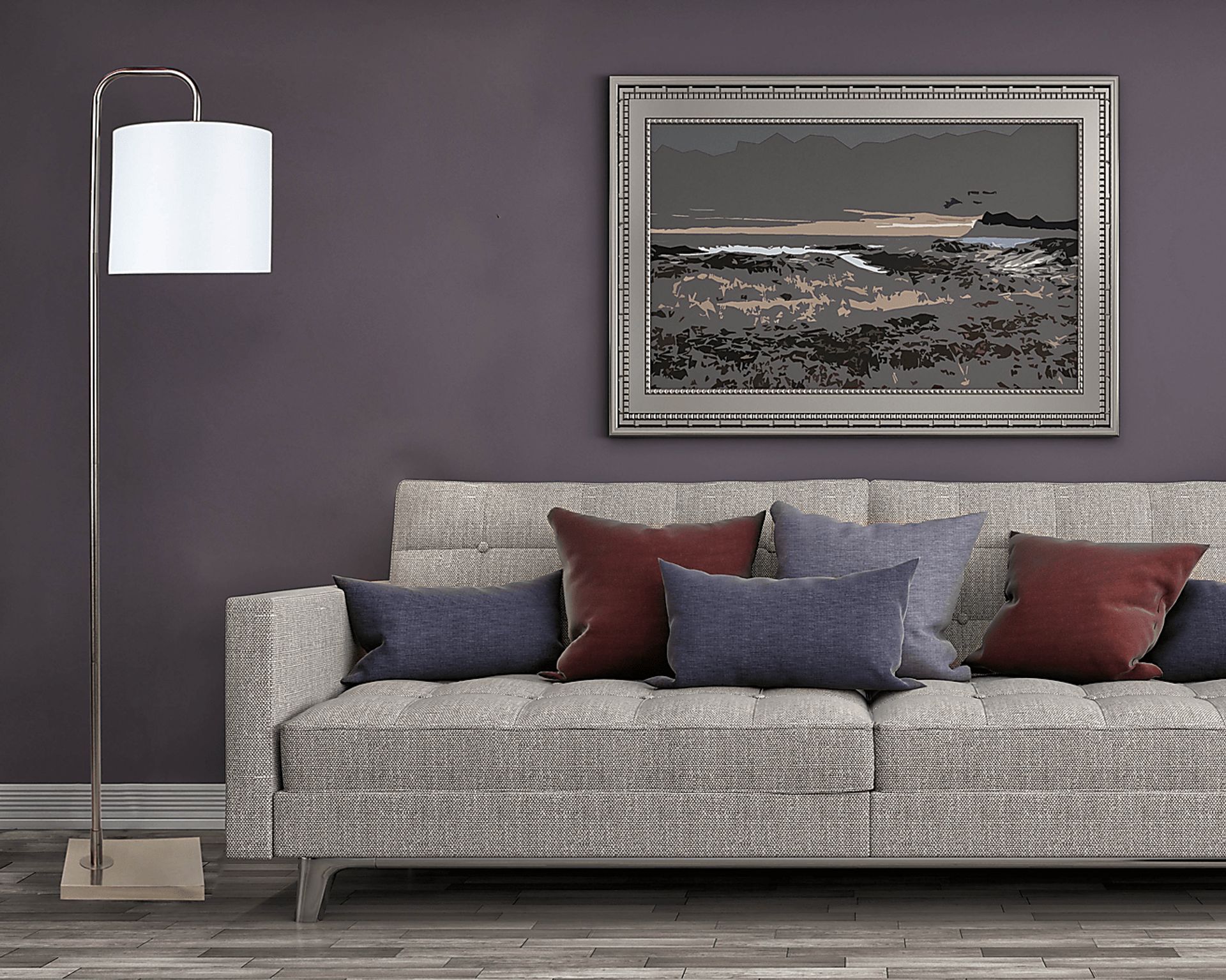 Goulds Point White Floor Lamp - Image 5