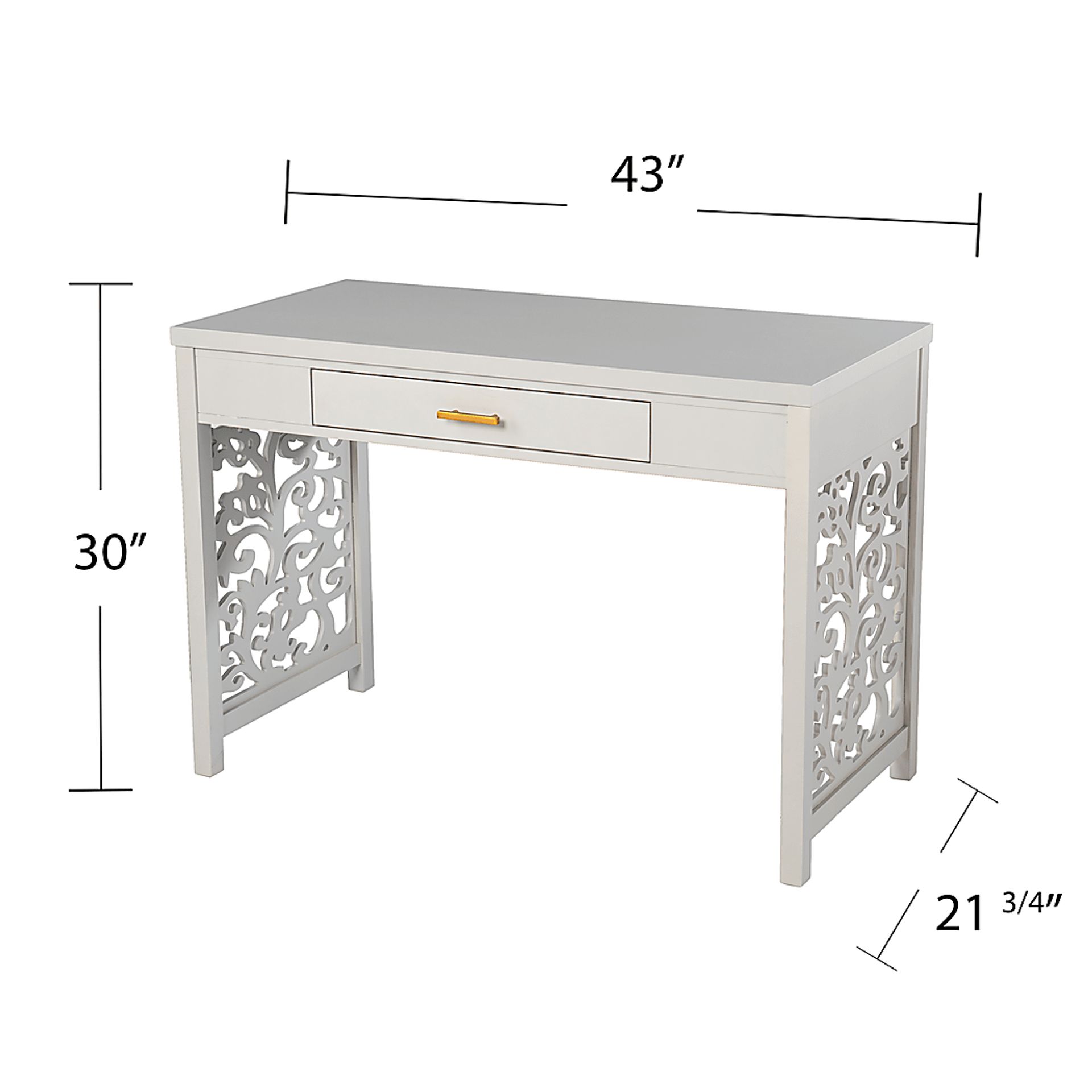 Gouldvine Gray Desk - Image 10