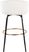 Gourdin Cream Swivel Barstool, Set of 2
