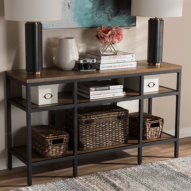 Gourley Oak Console Table - Thumbnail - Image 2