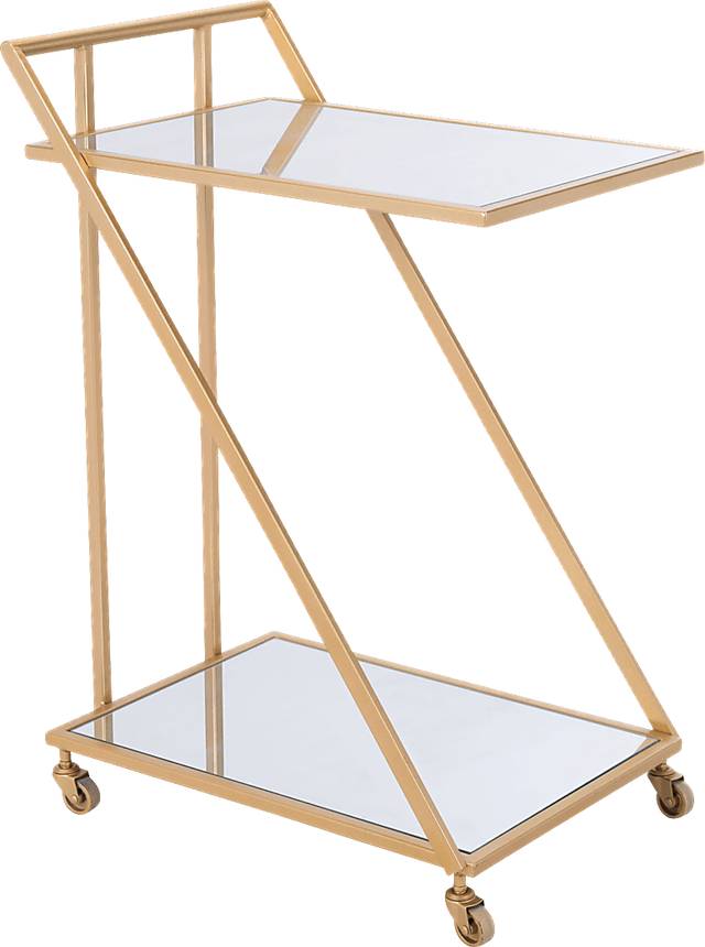Gower Gold Bar Cart - Thumbnail - Image 1