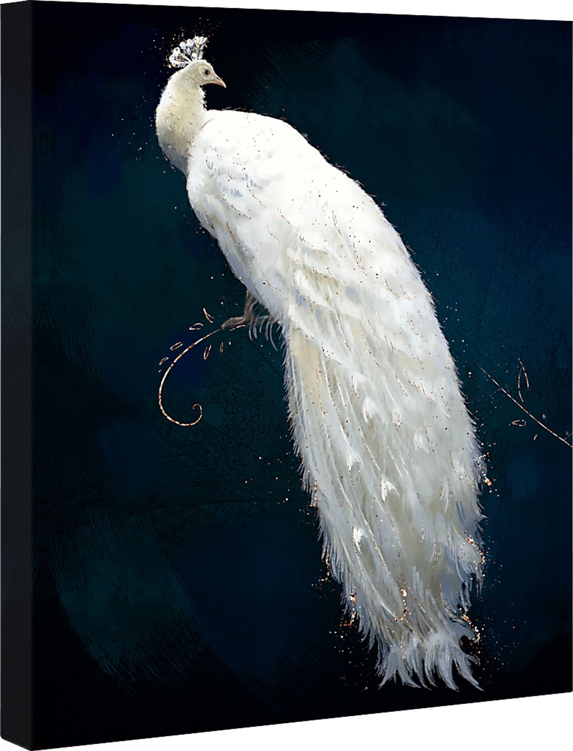 Graceful Beauty White Artwork - Image 2