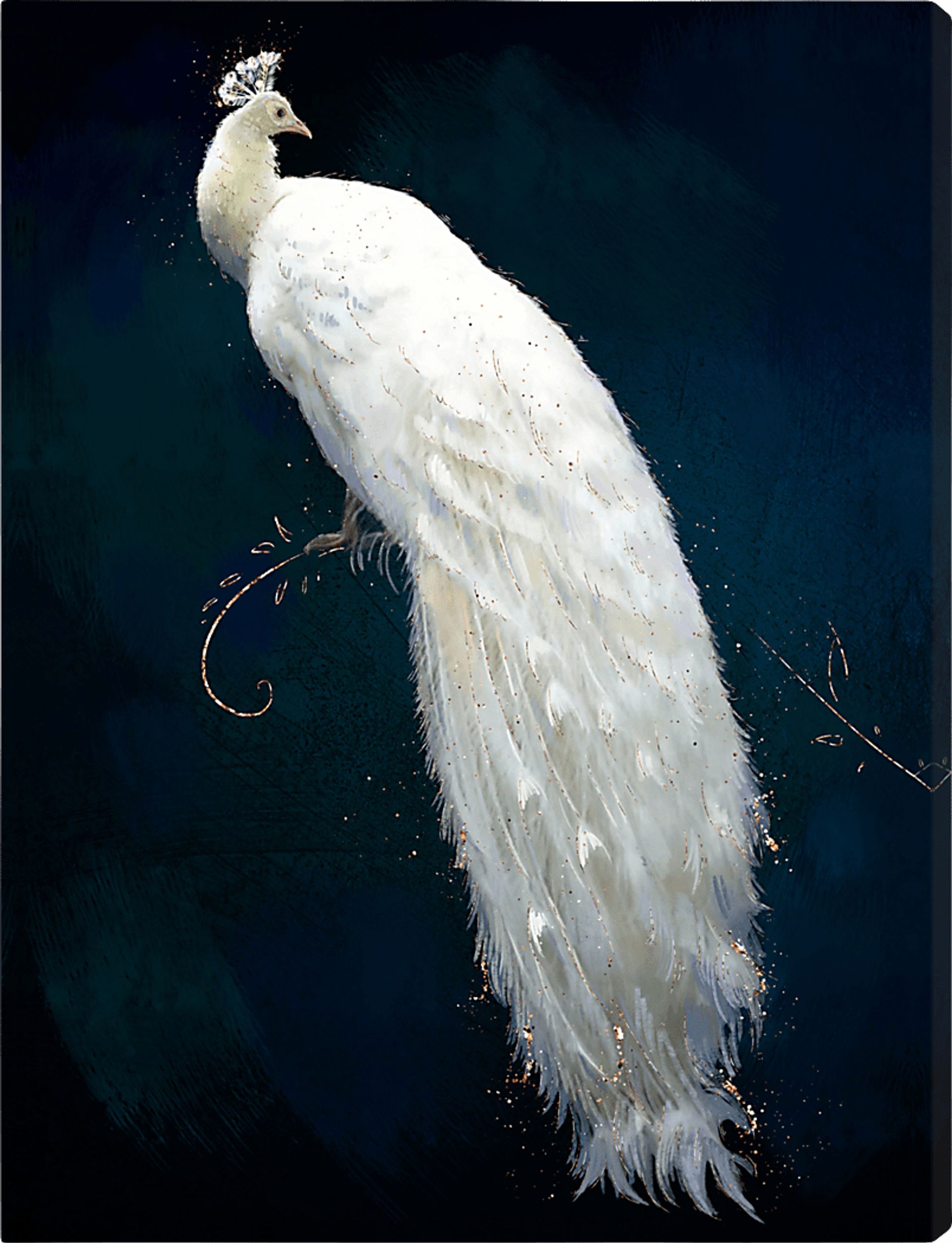 Graceful Beauty White Artwork - Image 1