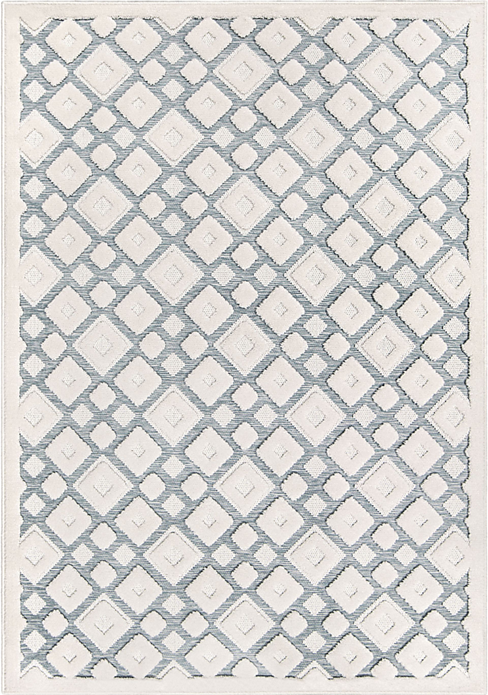 Graceham Blue 5'3 x 7'6 Rug - Image 1