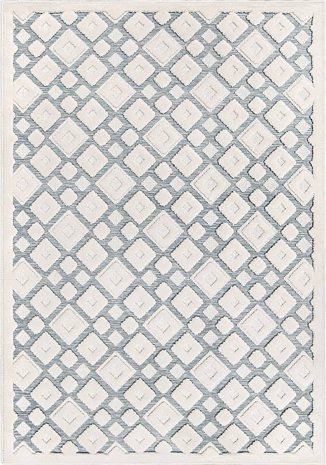Graceham Blue 7'10 x 10'10 Rug - Thumbnail - Image 1