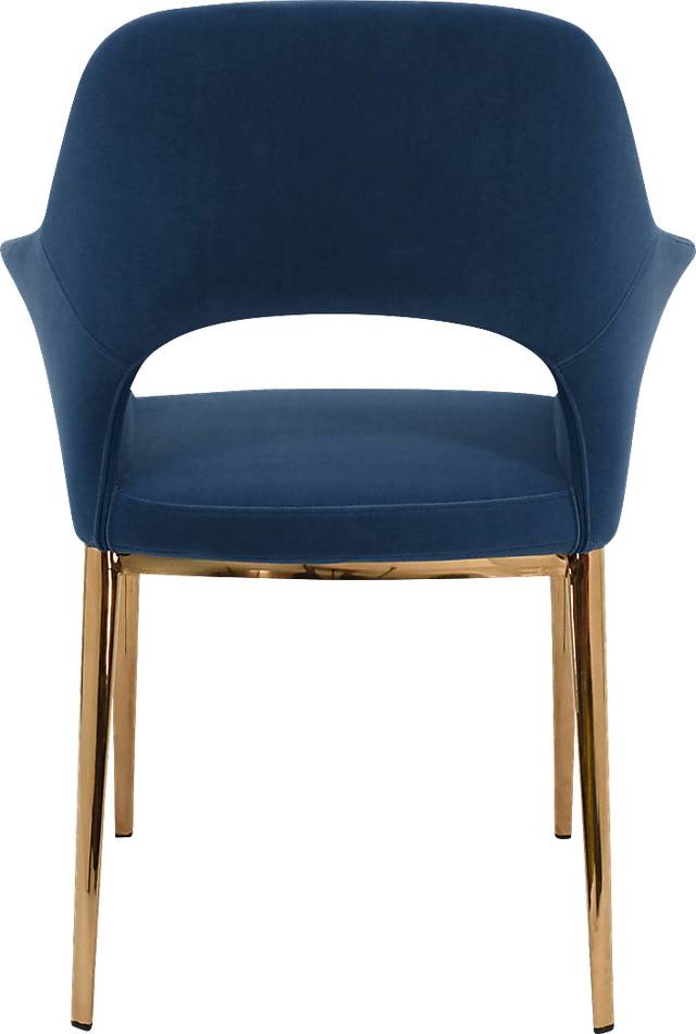 Gracelan Blue Side Chair - Thumbnail - Image 4