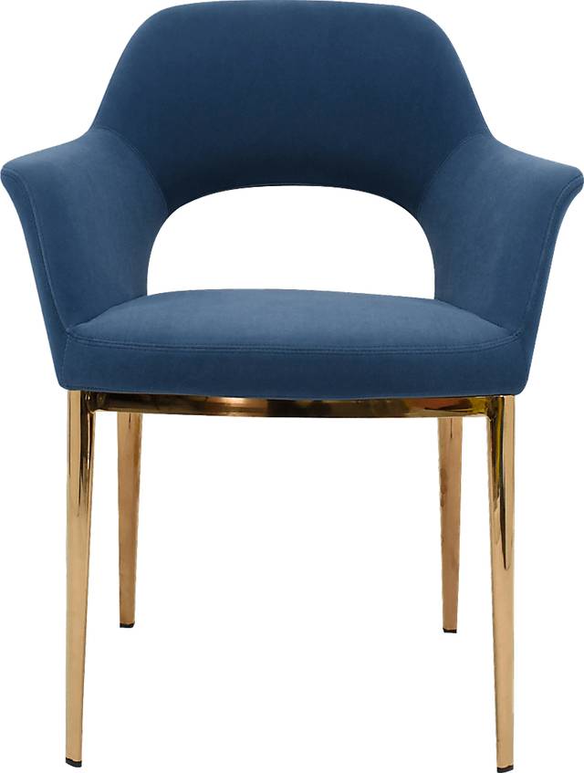 Gracelan Blue Side Chair - Thumbnail - Image 1