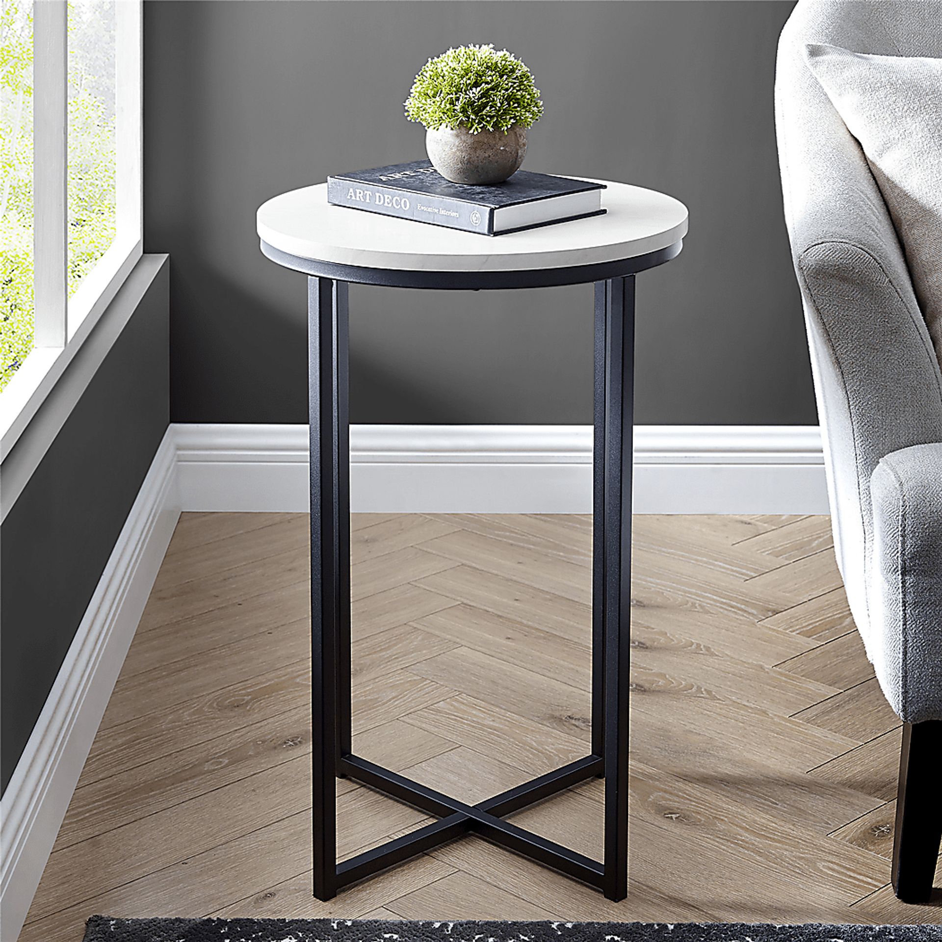 Gracemore White Side Table - Image 5